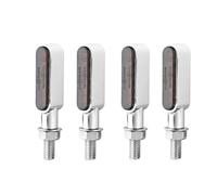 JKNONCBSG indicatore direzione luce Indicatori di direzione per moto, 3 LED, indicatori, per luci lampeggianti per 12 V, 8 mm, accessori per