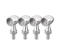 JKNONCBSG indicatore direzione luce Luce di direzione a LED per moto, luce stop e freno a proiettile, lampada segnalazione per lenti in alluminio + PC da 8 mm, 12 V