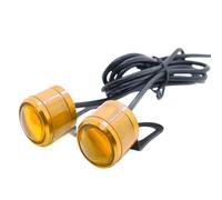 JKNONCBSG indicatore direzione luce Moto 5w per Eagle Eye lampeggiante luci diurne per faretti DC12V con staffe stroboscopiche per 2 pezzi