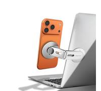 Jkoailiwi Supporto magnetico per laptop e monitor, supporto laterale nascosto pieghevole, continuità regolabile a 360°, supporto per fotocamera MagSafe iPhone 12-17 Air Pro Max, adatto per Tesla Model