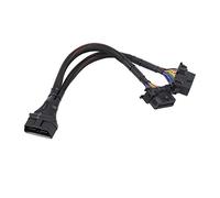 JKOKPMG Adattatore cavo splitter Y OBD ad alte prestazioni durevole ABS nero strumento di scansione diagnostica per auto per Sylphy 2009 2014 II 2015 XTrail 2012 K5 2015