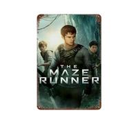 JKOSUERB Poster del film Maze Runner Decorazione da parete Art Metal Tin Poster Modern Bar Decorations30x20cm