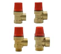 JKPQQEHV 1 pz valvola di Sicurezza in Ottone Interruttore di Scarico 1/2" 3/4" Femmina x Femmina/Femmina x Maschio valvola di Sicurezza in Ottone(3l4 Female x Female,1.5 Bar)