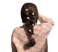 JKQBUX Fermagli per capelli in stile Chanel con fiore Fermagli per capelli con fiocco per capelli accessori per donne e ragazze per feste di nozze Natale