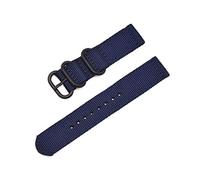 Jksdp Nylon cinturino 18mm 20mm 22mm 24mm anello della fibbia a sgancio rapido Sostituire Bracciale blue B,18mm