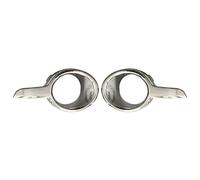 JKSM Cornici Fendinebbia 1608110880 1608110480 per Peugeot 208 2012 2013 2014 2015 2016 2017 2018 Auto Paraurti Anteriore Fendinebbia Surround Copertura Trim Fendinebbia Auto Griglia