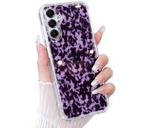 Jkvare Compatibile con Samsung A16 Custodia da ragazza, estetica tartaruga custodia per telefono per donna e ragazza, custodia per telefono di lusso alla moda con morbido TPU antiurto protettiva viola