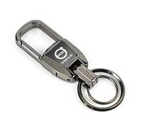 JKVTED Auto Porta Chiavi per Volvo XC60, Portachiavi Macchina, Portachiavi Personalizzato, Portachiavi Accessori, Leggero e Molto Resistente,GunColour