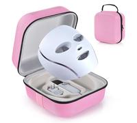 jkyoo Custodia per maschera facciale a luce rossa compatibile con maschera LED Shark CryoGlow, Rosa, 10.4*10.1*5.9