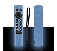 JKZTJOF Glow Blue - Custodia per telecomando NVIDIA Shield, custodia in silicone compatibile con telecomando NVIDIA Shield TV Pro/4K HDR, lavabile, antiscivolo, delicata sulla pelle