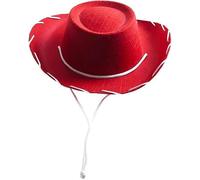 JL&MI - Cappello da cowboy per uomo e donna, 33 cm, in schiuma EVA, accessorio per travestimento occidentale con cravatta regolabile sul mento, cappello unisex per feste del selvaggio West, eventi a