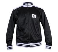 JL Sport Marley Tribute Giacca da Calcio Jamaica Reggae Polsini a Coste con Zip Nera L