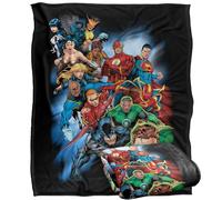 Jla Heroes Unite Coperta super morbida al tatto setoso - 152 x 127 cm