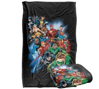 Jla Heroes Unite Coperta super morbida al tatto setoso - 91 x 147 cm