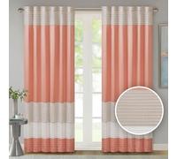 JLA Home INC Madison Park Amherst Polyoni Pintuck Window Tenda Corallo 213,4 cm Panel