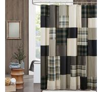 JLA Home INC Winter Hills 100% Cotone Tenda da Doccia Tan 182,9 x 182,9 cm