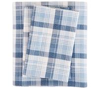 JLA Home INC Woolrich John Rich & Bros Set di Lenzuola in Flanella Tasha Blu Queen