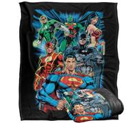 Jla Justice Is Served Coperta super morbida al tatto setoso - 152 x 127 cm