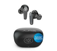 JLab Go Pods ANC - Auricolari Bluetooth con Cancellazione Attiva del Rumore Ibrida, Cuffie Wireless Resistenti al sudore IP55, 26h+ di Autonomia, Chiamate Nitide, Audio Personalizzato via App, Nero