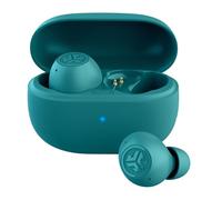 JLab Go Pop ANC Auricolari Bluetooth ANC, 24+ h di autonomia, IP55 resistenti al sudore, microfono, chiamate chiare e connessione multipoint, Verde Petrolio