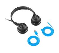 JLab Go Work Wireless Headsets with Microphone - 45+ Playtime Bluetooth PC Heads