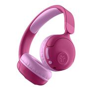 JLab JBuddies Pop Cuffie Wireless Bluetooth Bambini - 48h, Rosa | 48h Autonomia, Volume Sicuro 85/95dB, Pieghevoli con Modalità Cablata e Condivisione, per Bambini e Bambina