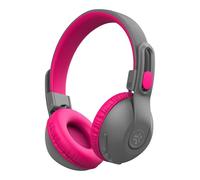 JLab JBuddies Studio 2 - Cuffie wireless per bambini, Bluetooth, volume limitato, microfono, autonomia 65+ ore, isolamento acustico, modalità condivisione e cablata, rosa