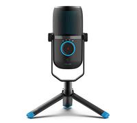 JLab Talk USB Microfono USB Plug and Play, Microfono per PC Portatile con Controllo Volume e Quick Mute, 3 Microfono a Condensatore per Streaming, Podcasting e Gaming