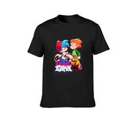 JlACAI Friday Night Funkin Boyfriend And Pico T-Shirt Black XL