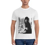 JlACAI Patti Smith Fitted T-Shirt Cute Clothes Cute Tops T-Shirt White S