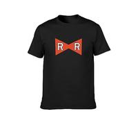 JlACAI Red Ribbon Army R T-Shirt Mens Balck Tees Unisex T-Shirt Black S