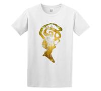 JlACAI Time Is A Flat Circle Inspired By True Detective TV Funny T-Shirt White XL