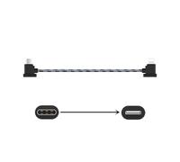 JLANDA Cavo Dati for DJI Mavic 3/Ari 2/2S/Mini 2/Mini 3 PRO Drone iOS Type-C Adattatore Micro-USB Cavo connettore Tablet Cavo telefonico (Color : 15cm iOS)