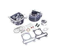 JlbVcx Kit Cilindro a 4 Tempi con alesaggio maggiorato da 44 mm, Testata, Motore for Scooter for GY6 139QMB 139QMA 60 CC