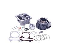 JlbVcx Kit Cilindro a 4 Tempi con alesaggio maggiorato da 61 mm, Testata Cilindro, Motore Scooter for GY6 180 CC 157QMJ