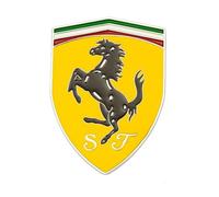 JLJTTBD Auto Emblema per all Ferrari Models, Logo Emblema Sticker Stemmi Badge, Auto Body Decorazioni Accessori