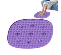 Jlkegfdf Cuscinetto massaggiante per piedi - Massaggiatore per piedi - Extra Large Petalo Texture Anti-Fatica Piedi Pad Antiscivolo per la Cura degli Anziani Gamba Casa
