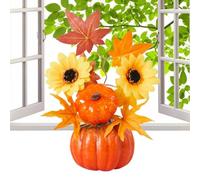 Jlkegfdf Decorazioni a forma di , decorazione da tavolo autunnale con girasole, ornamento per festival del raccolto, bonsai da tavolo per caminetto, classe, Ringraziamento, cucina, Halloween