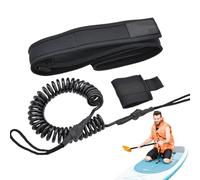 Jlkegfdf Guinzaglio per tavola da surf, attrezzatura da surf, cinghie hardware connettori di fissaggio cintura a sgancio rapido retrattile per canoa gita surf paddle fiume kayak