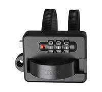 Jlkegfdf Lucchetto antifurto per casco, con combinazione di sicurezza, supporto per casco da manubrio, portatile, antifurto, accessori per moto, per famiglie e amanti