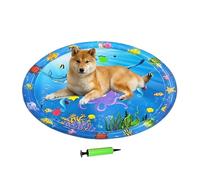 Jlkegfdf Tappetino da gioco interattivo per cani, 99 x 99 cm, gonfiabile per cani, con pompa, per la stagione calda, giardino, camera da letto, interni, appartamenti, cuccioli e gattini