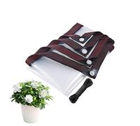 Jlkegfdf Telone di copertura trasparente da giardino, con occhielli rinforzati, accessorio protettivo multifunzionale per piante domestiche, per mobili, campeggio, patio, giardino