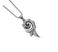 JLKJNCXZC e American Retro Flame Fashion Personality Personality Pendente Pendente per coppie Trend Collana versatile