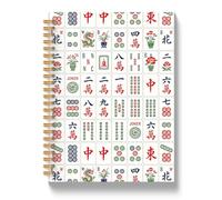 JLLBF Quaderni 529 | Carta da tavolo Dadi Gioco Amante Regali Notebook per Donne Uomini, Dark Academia Gioco Night Score Keeping Journal Notebook