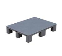 JLLEIZYZ Bancale da Esterno, Magazzinaggio Pallet, Capacità di Carico di Livello Industriale, Applicazioni Versatili, Adatti per Magazzinaggios e Logistica(Gray,80x60x14cm/31x24x5.5in)