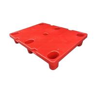 JLLEIZYZ Bancale da Esterno, Pallet in Plastica, Design Impilabile per un Immagazzinamento Salvaspazio, Realizzate con Materiali di Qualità Industriale(Red,80x60x14cm/31x24x5.5in)