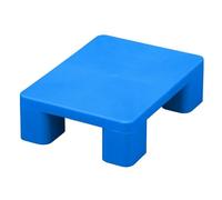 JLLEIZYZ Bancale da Esterno, Pallet Leggeri, Design Monoblocco Stampato, Resistente Alla Pressione e Agli Urti, Adatto per la Logistica e lo Stoccaggio(Blue,40x30x12cm/16x12x4.7in)