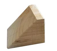 JLLEIZYZ Limitatore Parcheggio, Fermaruota Garage, Uso Temporaneo, Materiale in Legno Massello, Adatto per Auto Familiari, SUV, Piccoli Camion(25x30x20cm/10x12x8in)