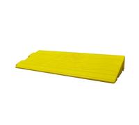 JLLEIZYZ Rampa Marciapiede, Rampas per Disabili, Una varietà di Colori e Dimensioni, Adatte per Soglie Interne e Gradini dei Centri Commerciali(Yellow,25x10x3cm/10x3.9x1.2in)