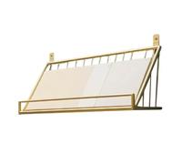 JLLEIZYZ Ripiani Montato a Parete, Supporto per Campioni Inclinato, Realizzato in Ferro, Resistente Alla Ruggine e Alle Crepe, Adatto per Showroom e Studi di Progettazione(80x15x30cm/31x6x12in)